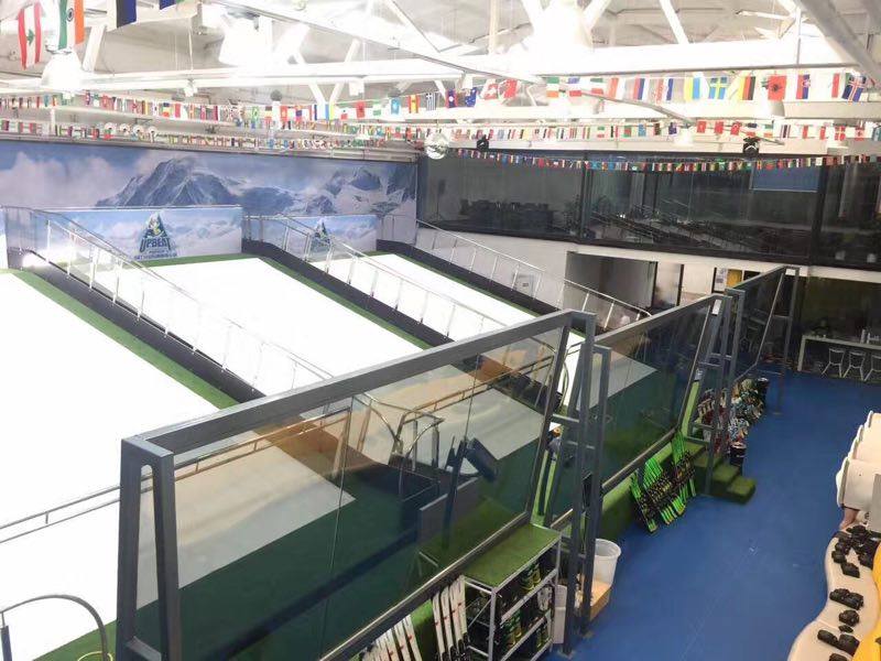 PROLESKI ski simulator in Beijing indoor sports center, offering year-round skiing and snowboarding training